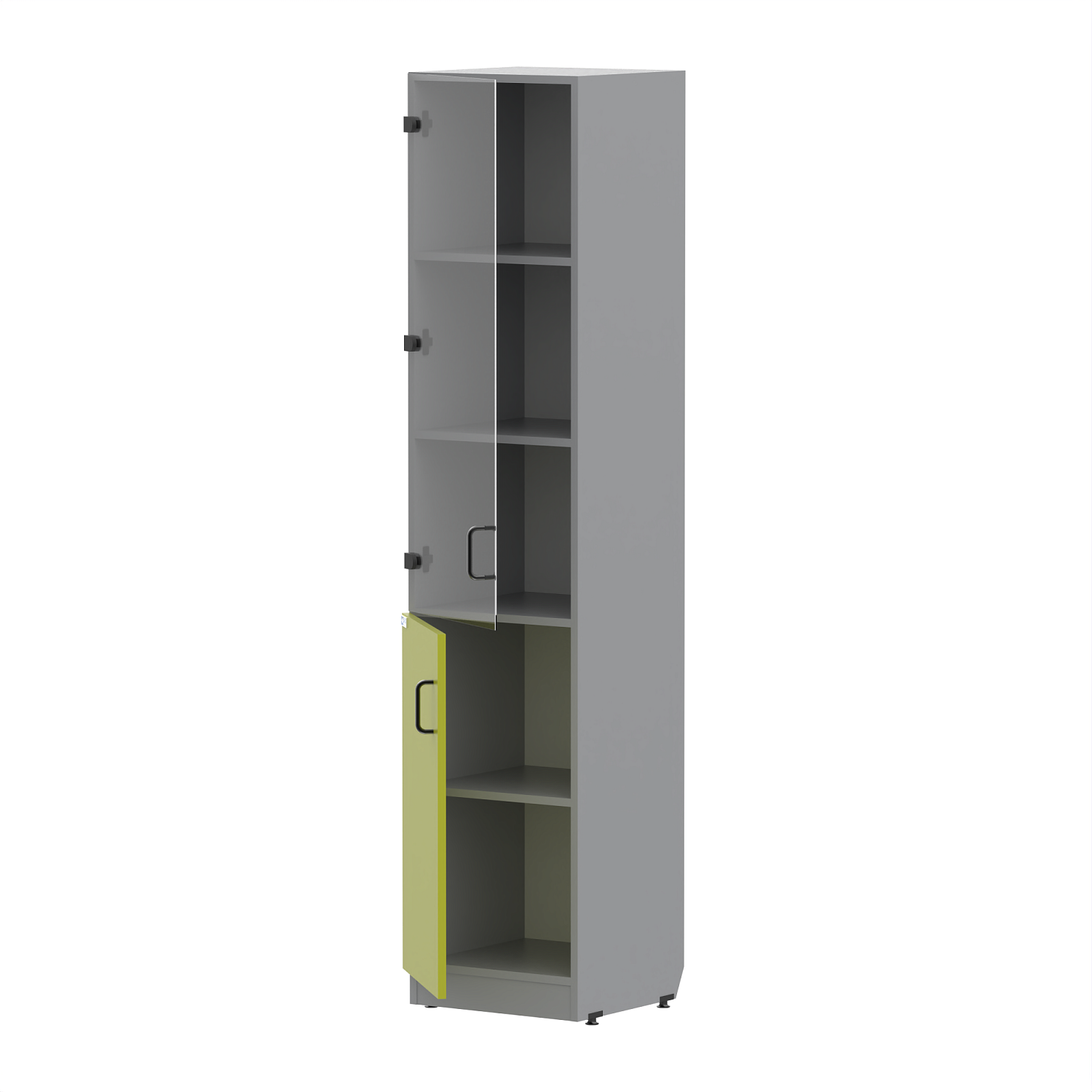 Шкаф-колонка для документов GRAY LITE 1