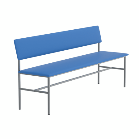 Банкетка медицинская со спинкой БМС