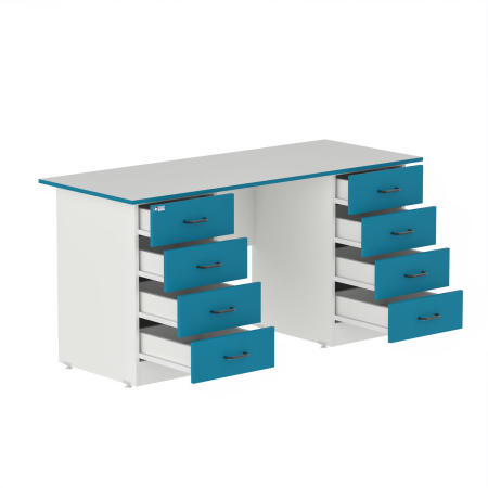 Стол рабочий WHITE LITE 09