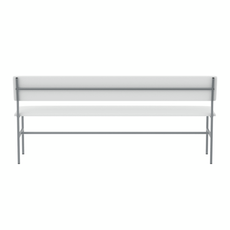 Банкетка медицинская со спинкой БМС