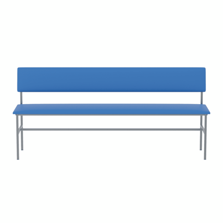 Банкетка медицинская со спинкой БМС