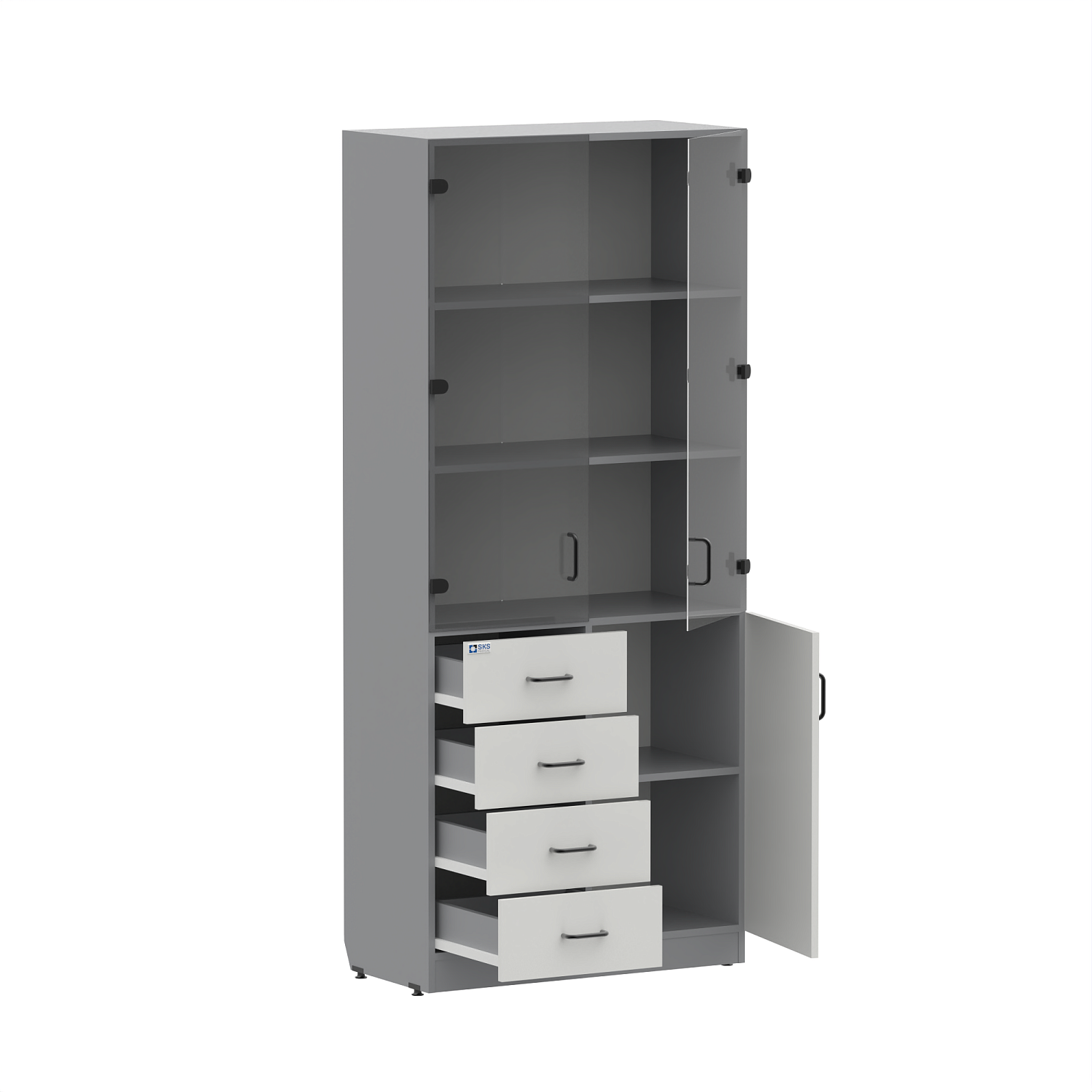 Шкаф для документов GRAY LITE 5