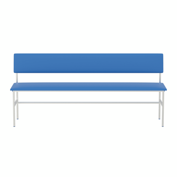 Банкетка медицинская со спинкой БМС