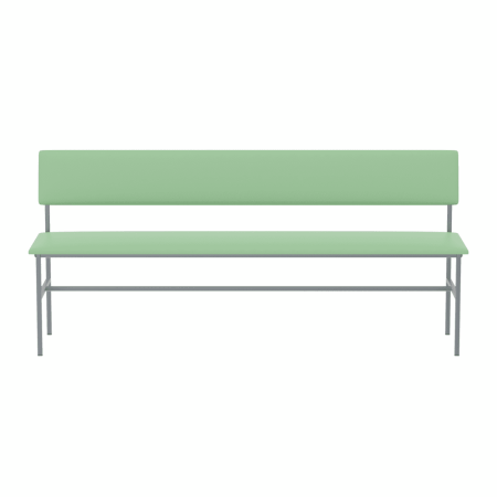 Банкетка медицинская со спинкой БМС