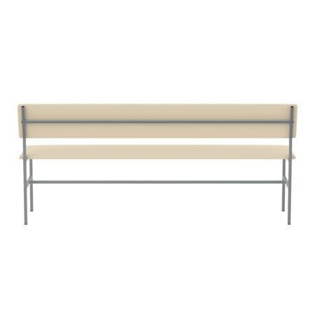 Банкетка медицинская со спинкой БМС