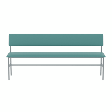 Банкетка медицинская со спинкой БМС