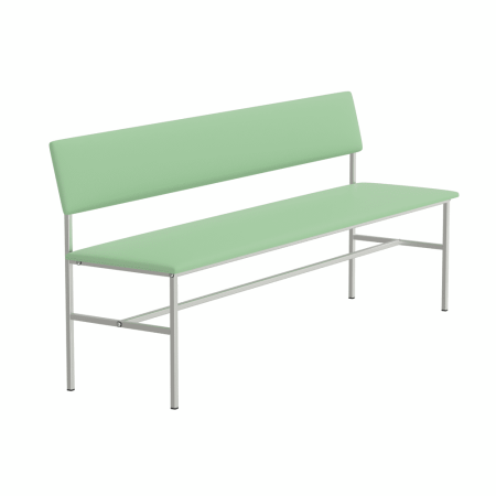 Банкетка медицинская со спинкой БМС