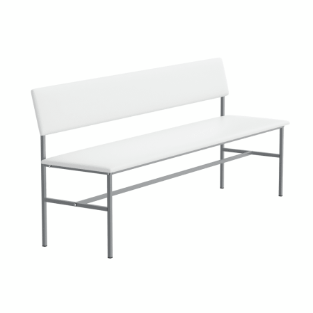 Банкетка медицинская со спинкой БМС