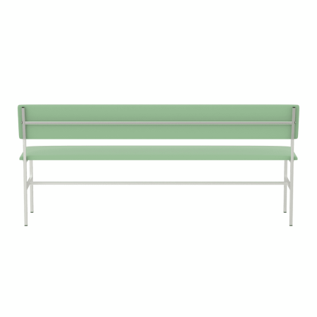 Банкетка медицинская со спинкой БМС