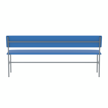 Банкетка медицинская со спинкой БМС