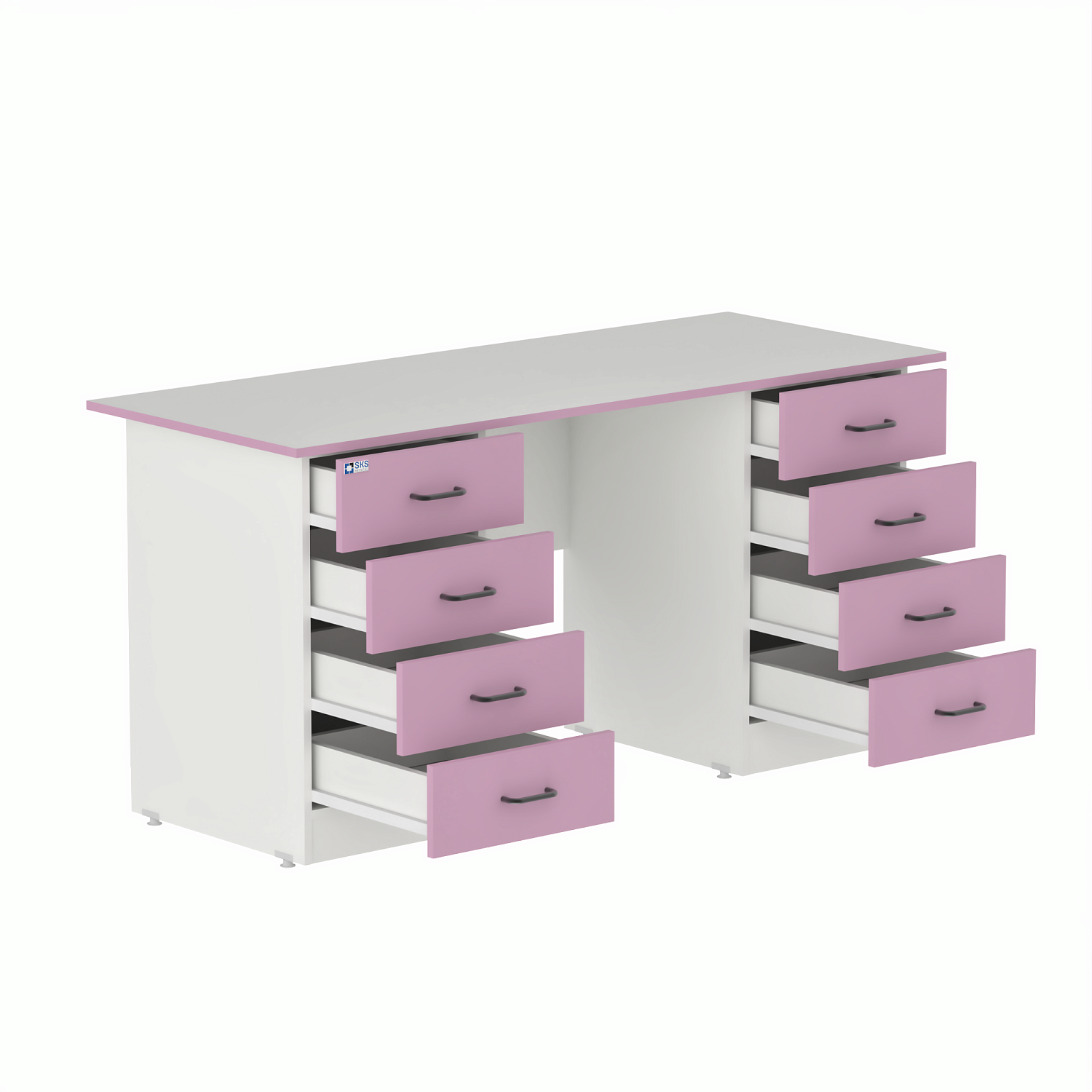 Стол рабочий WHITE LITE 9