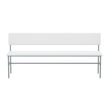 Банкетка медицинская со спинкой БМС